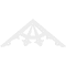 Ekena Millwork Pitch Riley Architectural Grade PVC Gable Pediment, 36"W x 15"H x 1"P (10/12) GPP036X015X100RIL - alternate 5
